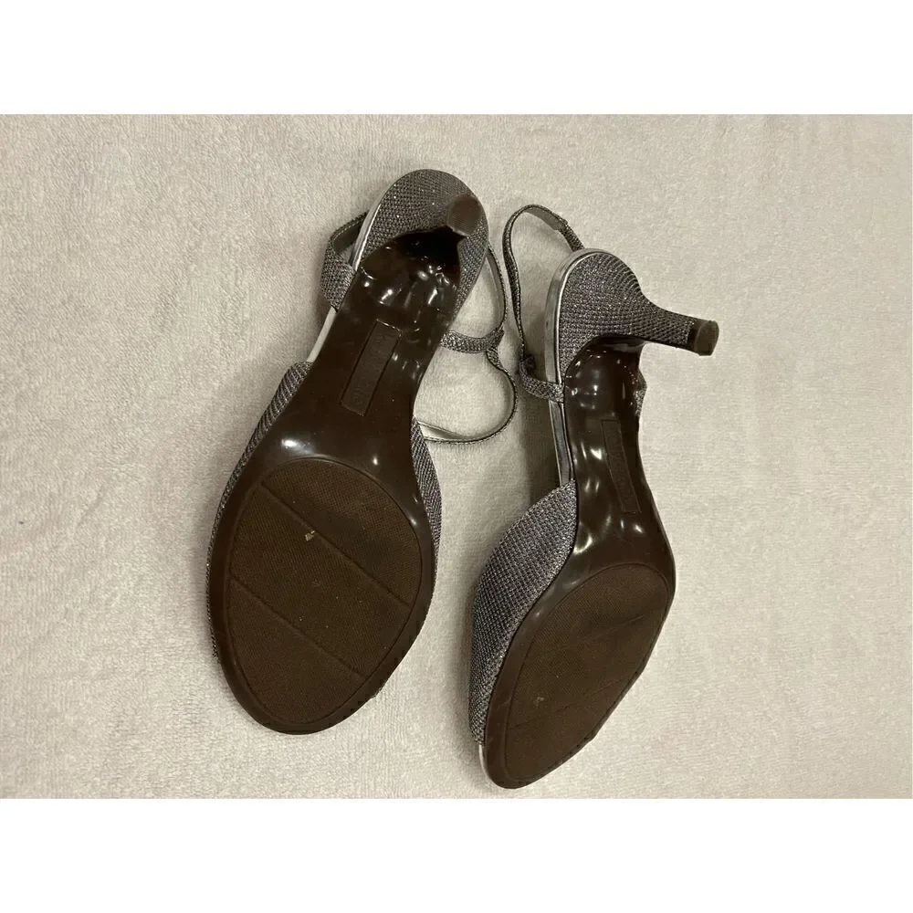 Kelly and Katie silver heels size 10M Mandy